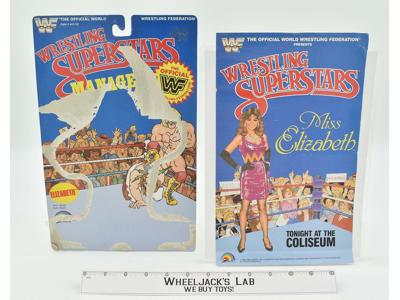 Miss Elizabeth Poster and Cardback WWF Wrestling Superstars 1986 LJN