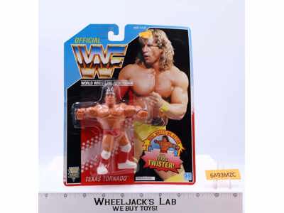 Texas Tornado WWF Wrestling 1991 Hasbro Action Figure NEW MOSC SEALED