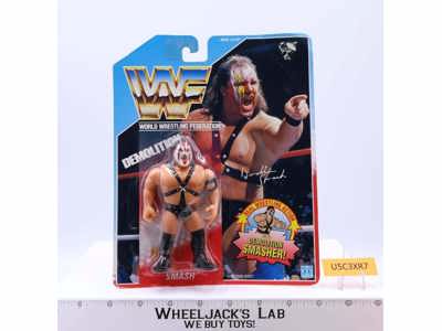 Demolition Smash WWF Wrestling 1990 Hasbro Action Figure NEW MOSC SEALED
