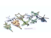 Lot of 9 Military Airplanes 1988-89 Vintage Galoob Micro Machines