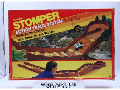 Earthquake Alley Set Action Track System Stompers 1984 Schaper
