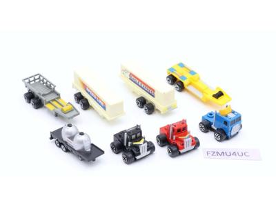 Lot of 3 Semi Trucks W/ 5 Trailers 1988-89 Vintage Galoob Micro Machines