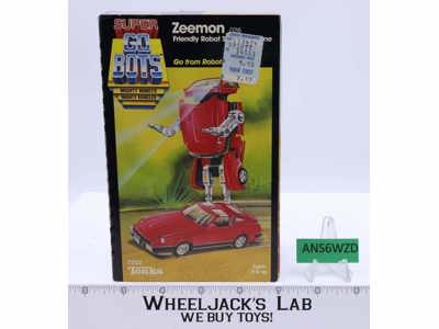 Zeemon 100% Complete W/Box 1984 Super Gobots Go-Bots Bandai Tonka