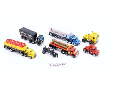 Lot of 6 Semi Trucks 1988-89 Vintage Galoob Micro Machines