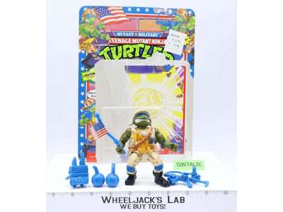 Lieutenant Leo 100% Complete W/Card Teenage Mutant Ninja Turtles 1991 Playmates