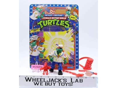 Midshipman Mike W/Cardback 100% Complete TMNT 1991 Playmates Action Figure
