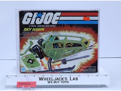 Sky Hawk CAS GRADED 85Q GI Joe Series 3 1984 Hasbro Vehicle NEW MIB