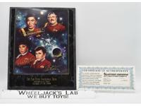 Fab Four Inaugural Tour Artist Rendition AUTOGRAPHED Plaque W/COA #1 of 250