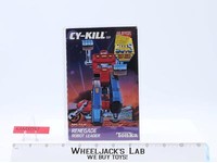 Cy-Kill 021 CAS GRADED 80 Super Go Bots 1984 Tonka Action Figure NEW
