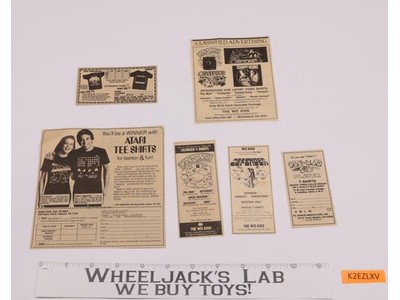 Atari LOT of 6 Newspaper T-Shirt Order Forms 1980-1982 Pac-Man