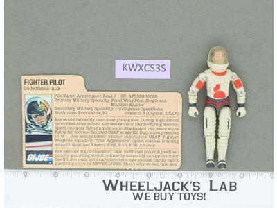 Ace V1 100% Complete G.I. Joe 1983 Hasbro Vintage Action Figure