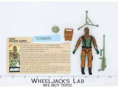 Roadblock V1 100% Complete G.I. Joe 1984 Hasbro Vintage Action Figure