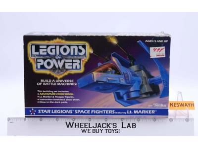 Star Legions Space Fighter W/ Lt. Marker Complete Legions of Power 1986 Tonka