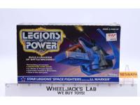 Star Legions Space Fighter W/ Lt. Marker Complete Legions of Power 1986 Tonka