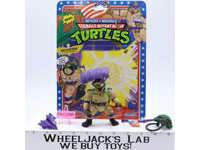 Pro Pilot Don 100% Complete W/Card TMNT 1991 Playmates Action Figure
