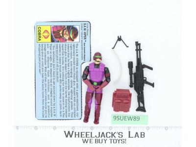 S.A.W.-Viper V1 100% Complete 1990 G.I. Joe Hasbro Vintage Action Figure