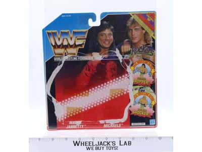 Rockers Shawn Michaels and Marty Jannetty WWF Cardback 1990 Hasbro Figure