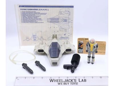 S.H.A.R.C. W/ Deep Six 100% Complete G.I. Joe 1984 Hasbro Vintage Vehicle