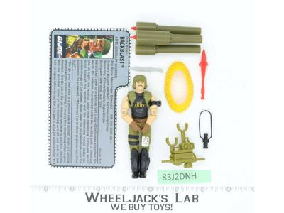 Backblast V1 100% Complete 1989 G.I. Joe Hasbro Vintage Action Figure