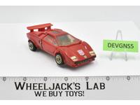 Sideswipe Vintage Hasbro 1984 G1 Transformers Action Figure MISSING LEFT TIRE