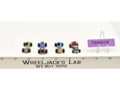 Lot of 4 Race Cars 1988-89 Vintage Galoob Micro Machines