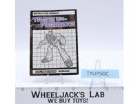 Barrage Action Figure Instruction Manual Booklet 1985 Hasbro G1 Transformers