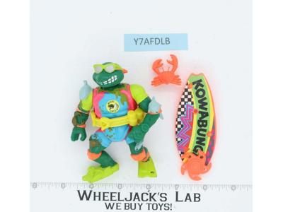 Sewer Surfer Mike Complete Teenage Mutant Ninja Turtles TMNT Playmates 1990