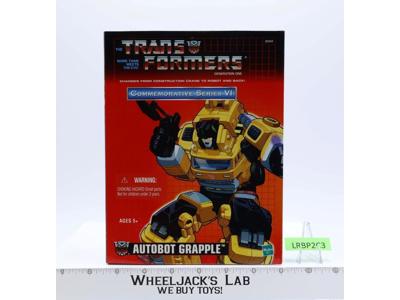 Autobot Grapple Complete Transformers Reissue Commemorative Series 2003 Hasbro