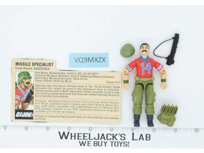 Bazooka V1 100% Complete G.I. Joe 1985 Hasbro Vintage Action Figure