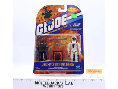 Snake Eyes & Storm Shadow GI Joe Collector's Edition 2000 Hasbro NEW MOSC