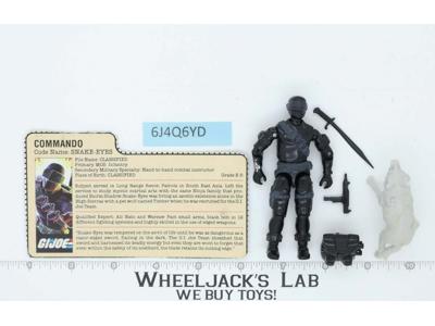 Snake Eyes & Timber V2 100% Complete G.I. Joe 1985 Hasbro Vintage Action Figure
