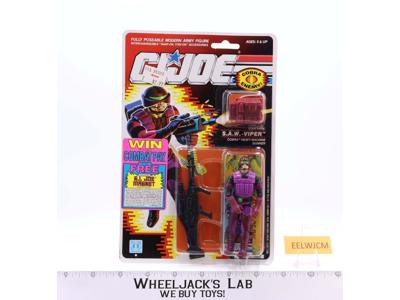 S.A.W. Viper GI Joe 1989 Hasbro Vintage Action Figure NEW MOSC SEALED