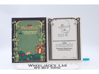 ATARI Millipede Game 1982 Operation, Maintenance & Service Manual 1st Printing