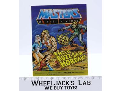 Enter Buzz-Saw Hordak 1986 Mini Comic He-Man Masters of the Universe MOTU