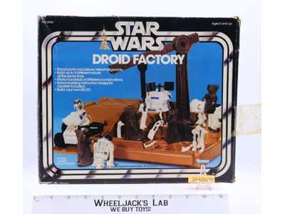 Droid Factory 100% W/Box Star Wars 1980 Kenner Vintage Action Figure Playset