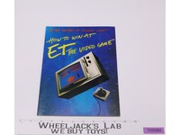 How to Win at E.T. The Video Game Guide Book Atari 1982