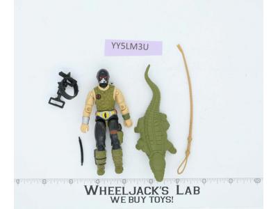 Croc Master V1 100% Complete G.I. Joe 1987 Hasbro Vintage Action Figure