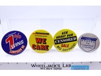 Lot of 4 Jamesway Pins Badges Buttons