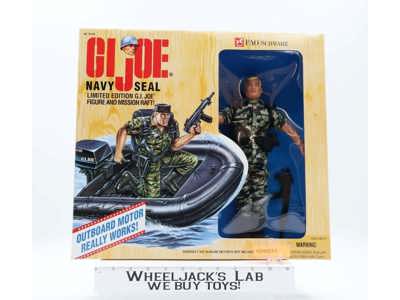 GI Joe Navy Seal W/Mission Raft Limited Edition FAO Schwarz MISB Action Figure
