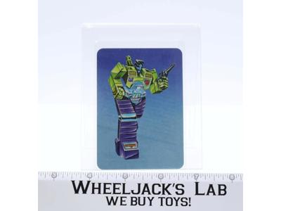 Scavenger Card 117  Variant Color 1985 G1 Transformers Action Trading Cards