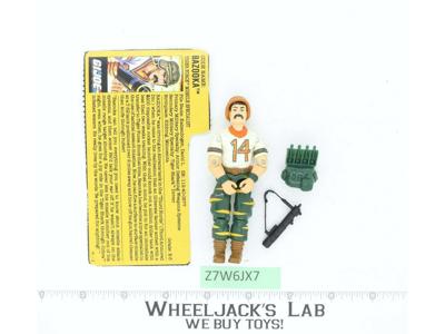 Bazooka V2 Tiger Force 100% Complete G.I. Joe 1988 Hasbro Vintage Action Figure