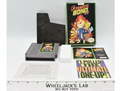 James Bond Jr. Nintendo NES 1991 T*HQ Inc Video Game MINTY