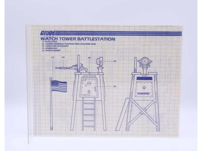 Watch Tower Battlestation 1984 ORIGINAL Instructions / Blueprints G.I. Joe