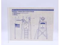 Watch Tower Battlestation 1984 ORIGINAL Instructions / Blueprints G.I. Joe