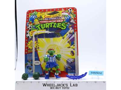 Shell Kickin' Raph w/Cardback NR MINT 100% Complete TMNT 1991 Playmates Vintage