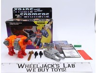 Tantrum METAL W/ Box Complete 1986 Hasbro G1 Transformers UNUSED STICKERS