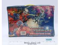 Vinyl Collectors Case W/Tray 1984 Tara Toy Corp. G1 Transformers Vintage