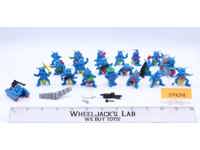 Lot of 20 Blue Army Ants 1987 Hasbro Action Figures + Accessories