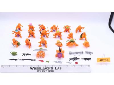 Lot of 20 Orange Army Ants 1987 Hasbro Action Figures + Accessories