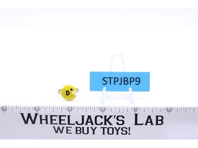 Pac-Man Child's Initial "D" Ring 1980 MM Ring from GM Cereal Send Away Promo